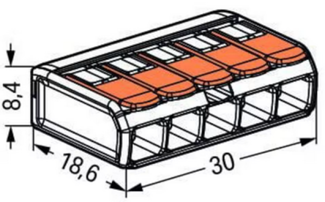 WAGO Dosenklemmen 0.2 - 4mm2